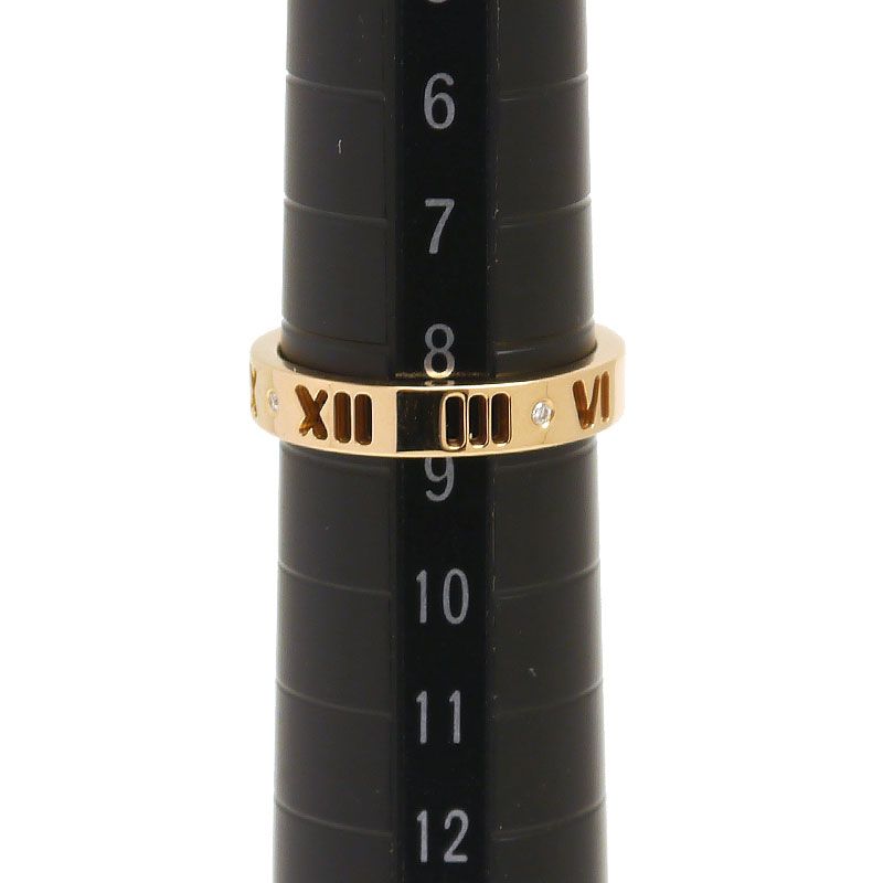 Tiffany & Co Atlas Earrings De Diamond Ring Approx 8.5 750pg