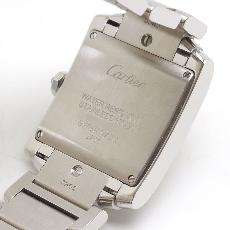 Cartier Tank Francaise MM Diamond Bezel W4ta0009