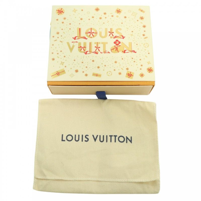 Louis Vuitton Bifold Wallet Women's Monogram Embossed Portefeuille Roux Compact