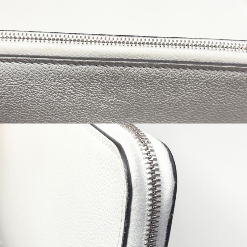 Hermes Long Wallet Women's AZAP LONG SILK IN WILD Long Wallet Round Zipper AZAP