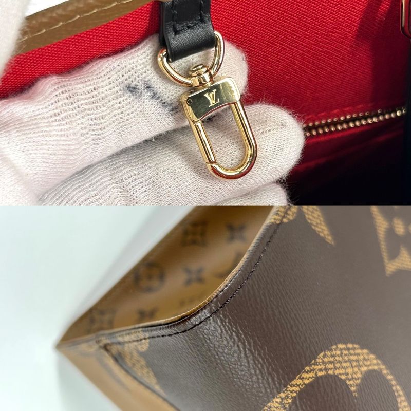 Louis Vuitton 2WAY Women's On The Go GM Handbag Tote Bag Shoulder On The Go