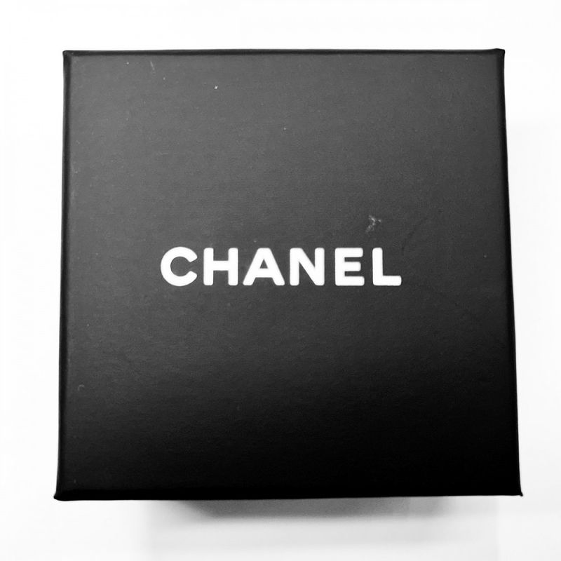 Chanel Earrings Women's Hoop Matelasse Accessories Swing Coco Back Motif Lame