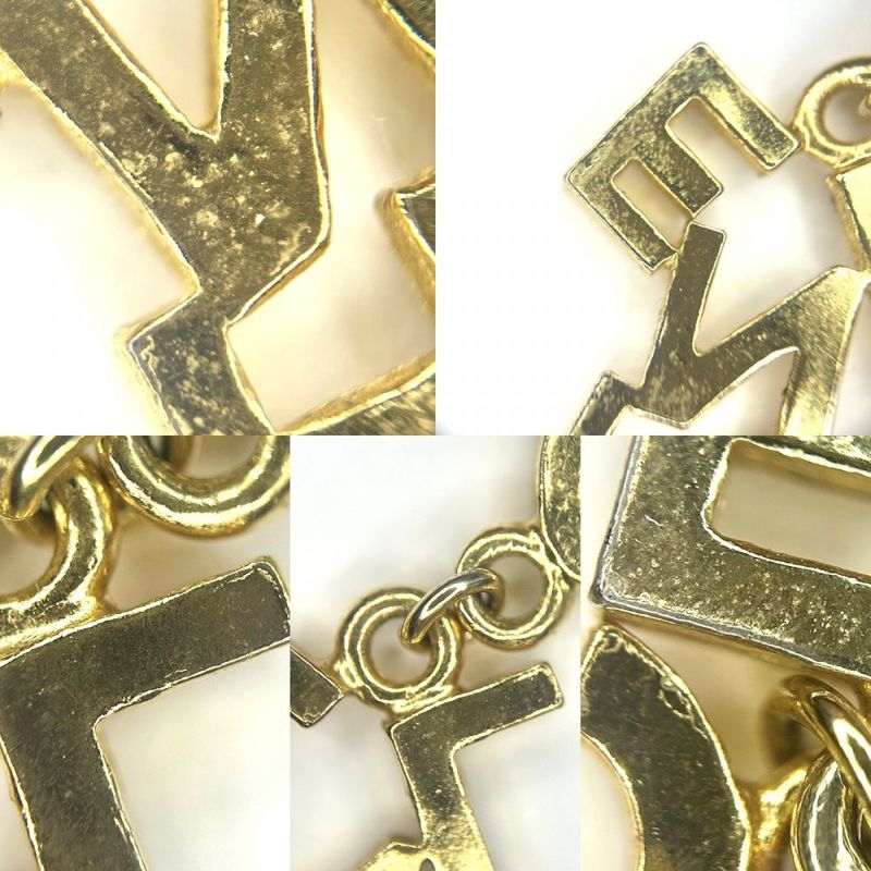 Chanel Necklace Women's Logo Vintage Accessories Chanel GP Gold Approx 44.7g