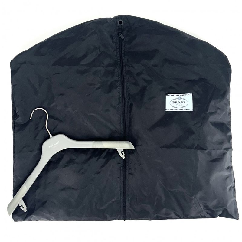 Prada Denim Jacket Women Triangle Logo Oversized Denim Shirt Tops Long Sleeve