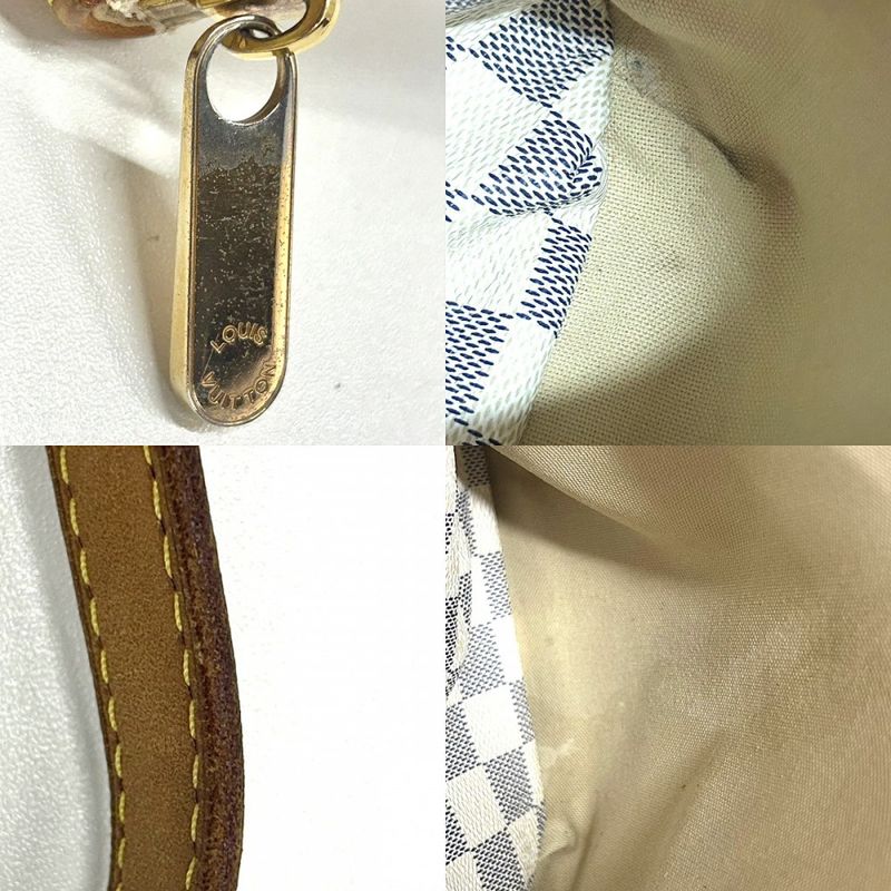 Louis Vuitton Tote Women's Handbag Shoulder Damier Azure Totally PM Louis