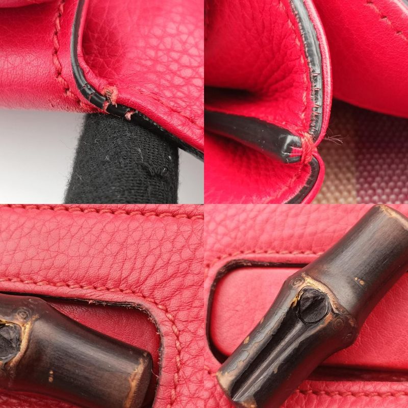 Gucci Bamboo Daily Red Leather 392013 I018712447