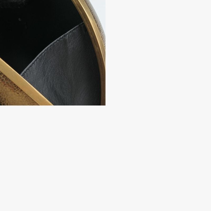 Yves Saint Laurentyves Saint Laurent Love Box Heart Shape Gold Leather 466212