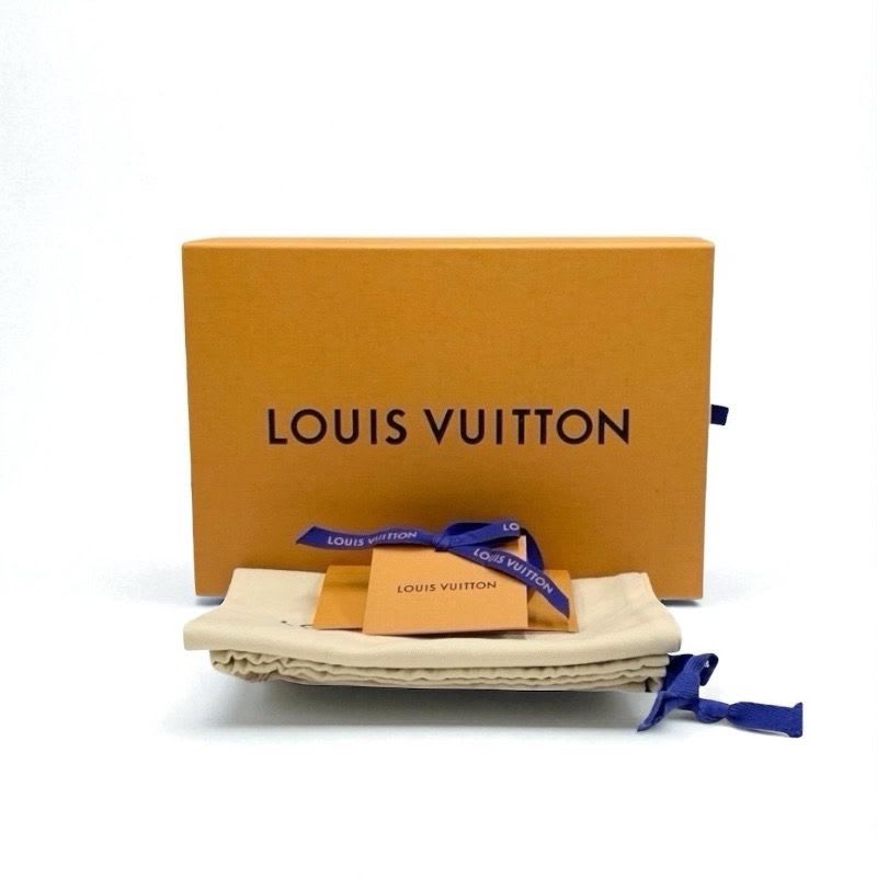 Louis Vuitton Upper Case Line Loafers Leather Shoes Black Gold Chain