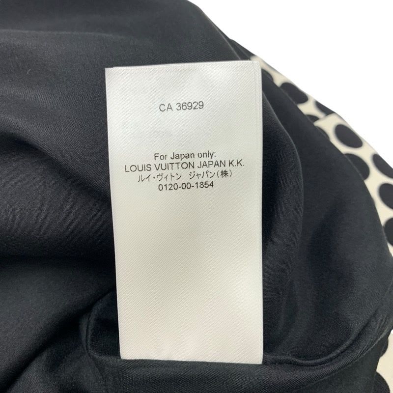 Louis Vuitton Dress Black White Dot Ribbon Sleeveless