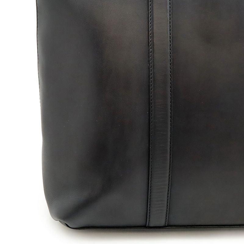 Louis Vuitton Cuir Ombre Cabas Tote Bag 2WAY Handbag Dark Grey Silver Hardware