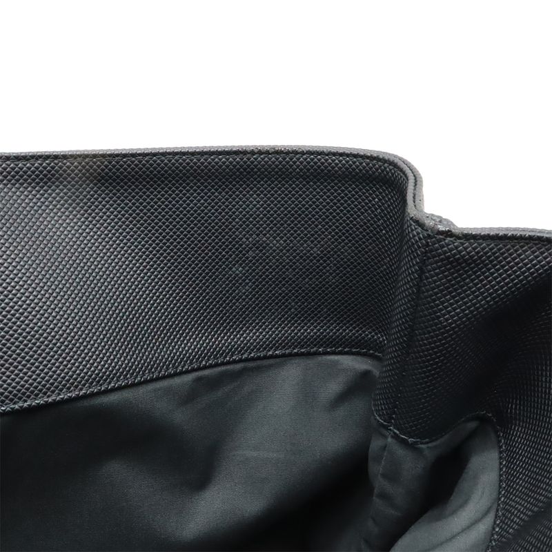 Bottega Veneta Marco Polo Tote Bag Shoulder Bag PVC Leather Black Dark Brown