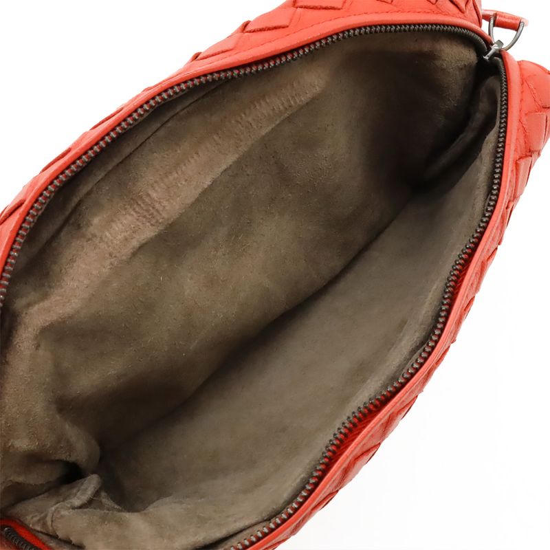 Bottega Veneta Intrecciato Chain Shoulder Bag Pochette 2WAY Clutch Bag Pouch