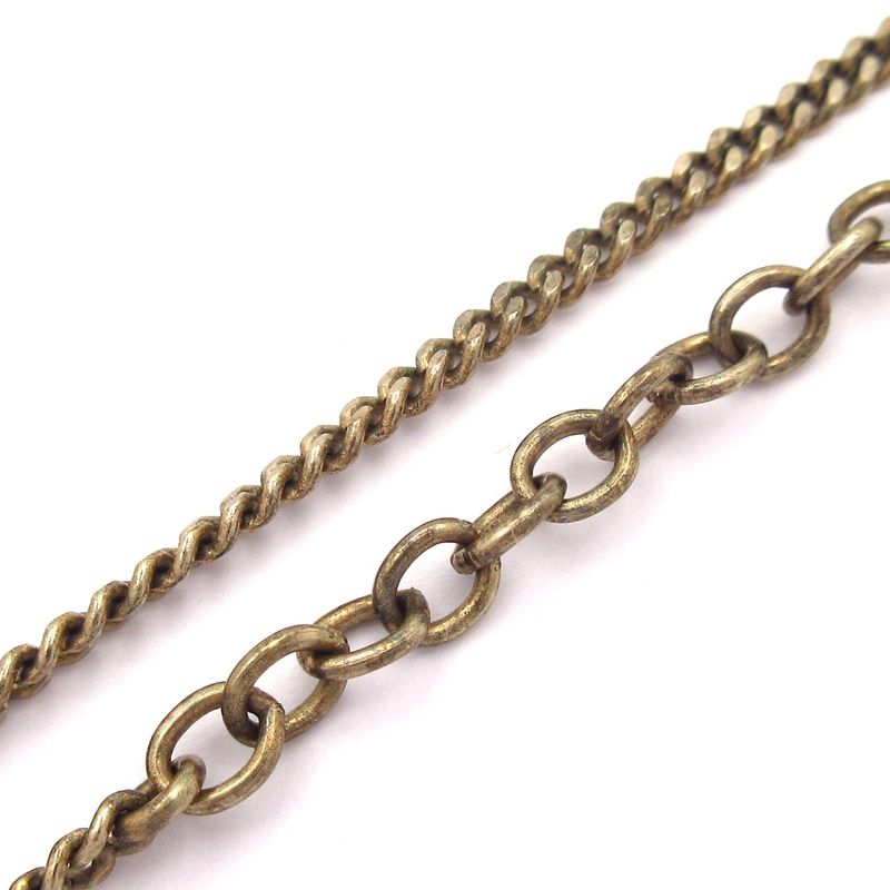 Chanel Necklace - Gold X Ivory X Black No5 / Striped / Coco Mark / Ribbon /