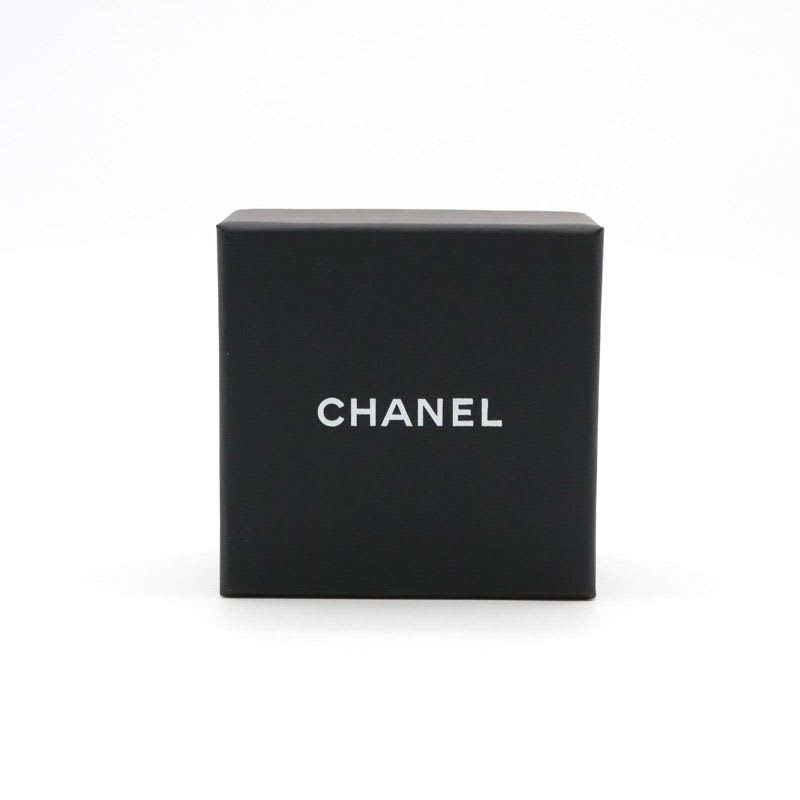 Chanel Chanel Ring Gold Coco Mark Heart Quilted Rhinestone