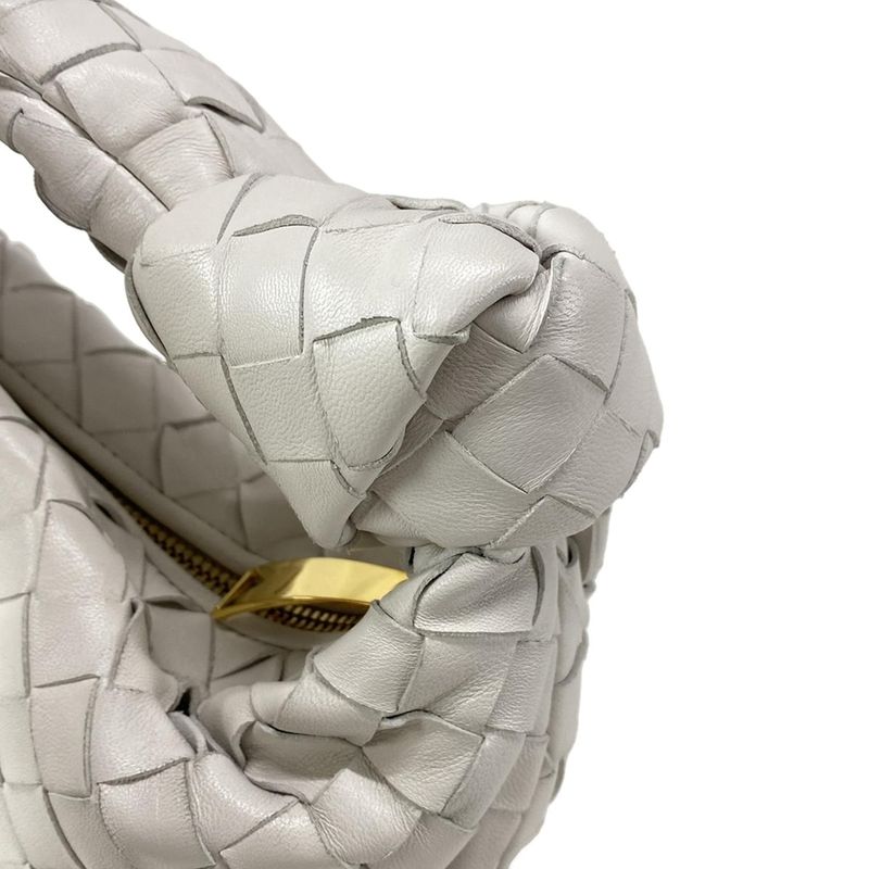 Bottega Veneta Handbag Mini The Jodie White Leather