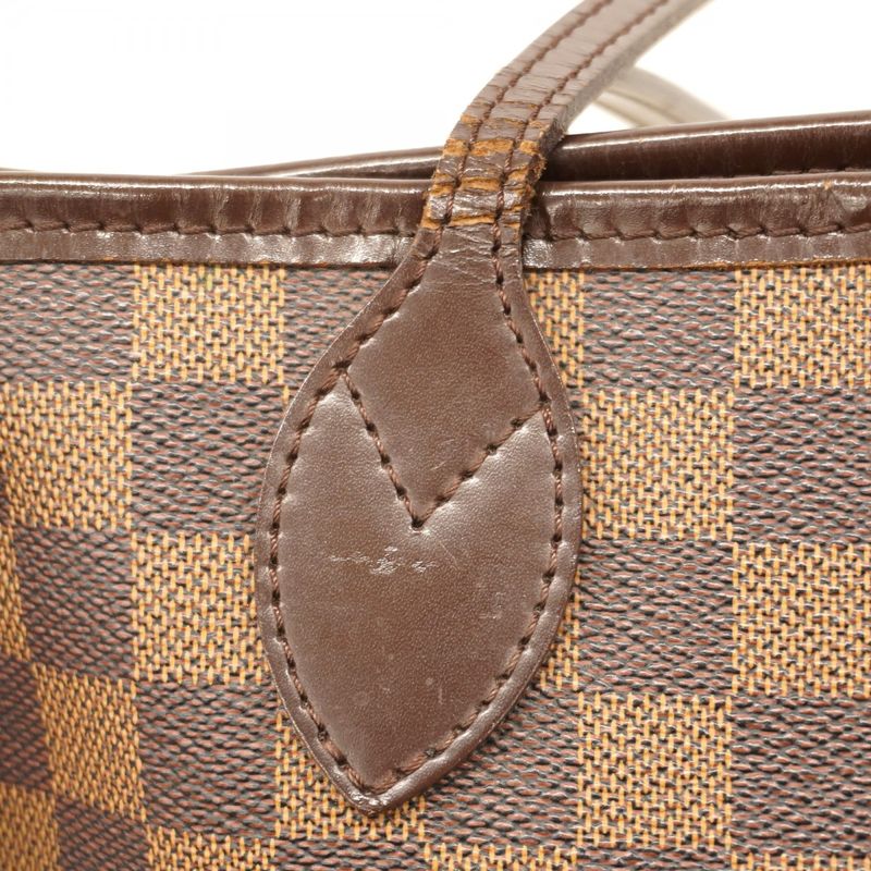 Louis Vuitton Damier Neverfull PM N51109 Ebene Womens Tote Bag