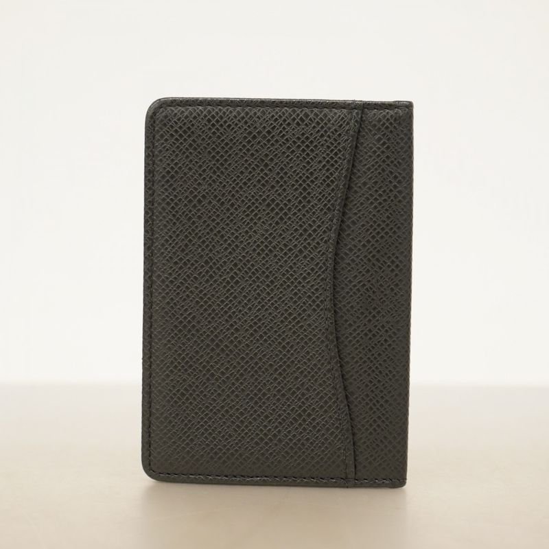 Louis Vuitton Taiga Pocket Organizer Card Case M30512 Ardoise Men's