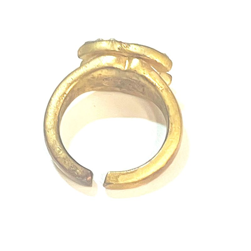 Chanel COCO Mark Rhinestone Ring : Y3184