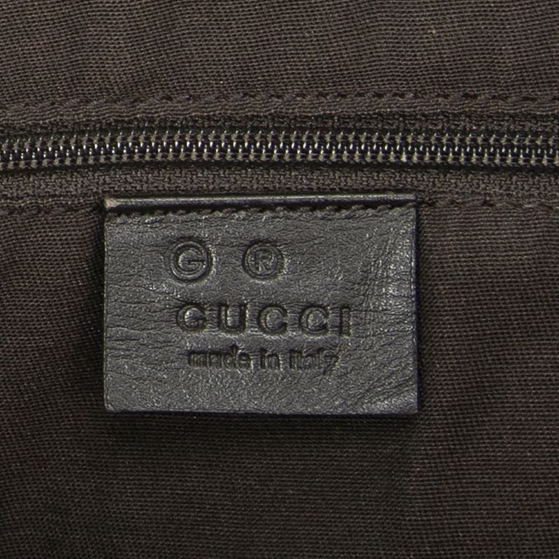 Gucci Large Flap Messenger Brown GG Nylon Canvas AB