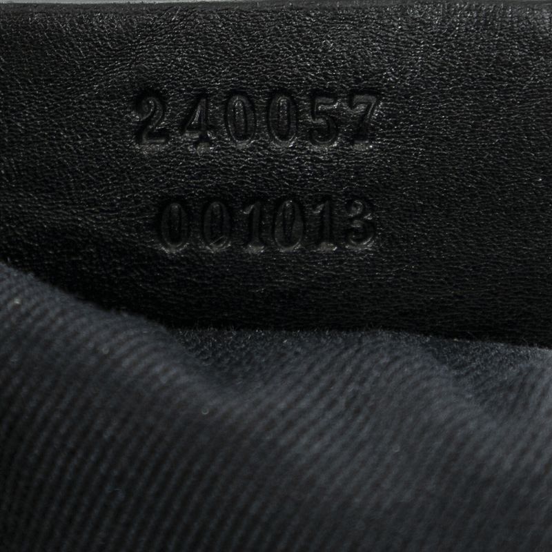 Gucci 2-way Tote Black Horsebit Printed G Canvas A