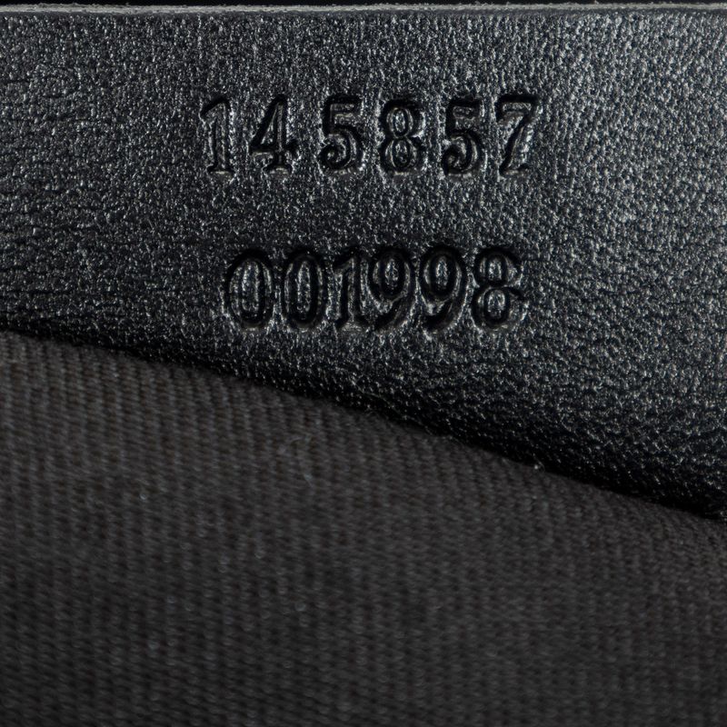 Gucci Black GG Canvas A