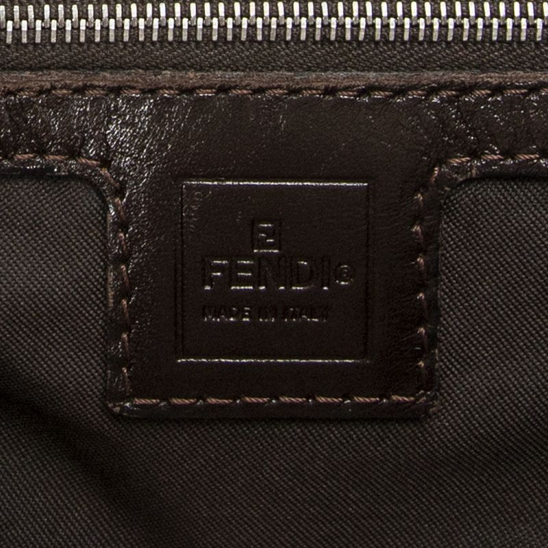 Fendi Small FF Open Tote Tan/brown Zucca Canvas A