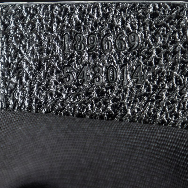 Gucci Web Open Shopper Black GG Canvas A