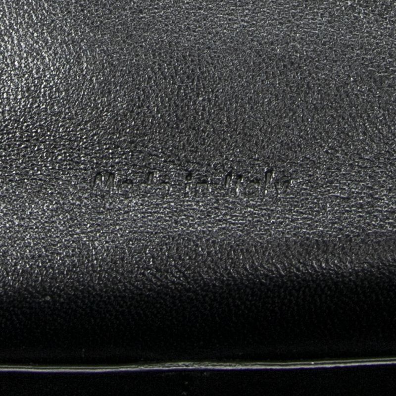 Celine Flap Crossbody Bag Black Grained Leather A