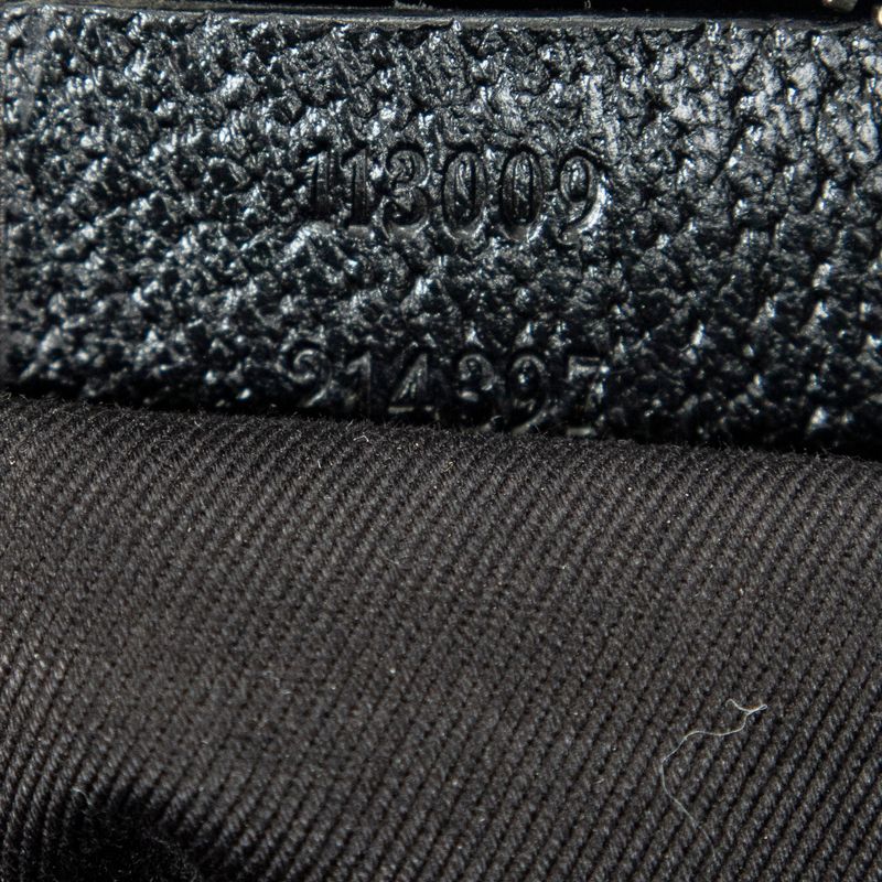 Gucci Small Boston Black GG Canvas A