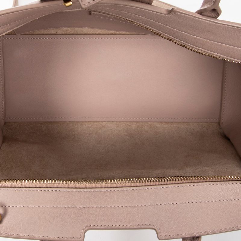 YVES Saint Laurent Yves Saint Laurent Baby Downtown Cabas Spunk Beige Calfskin