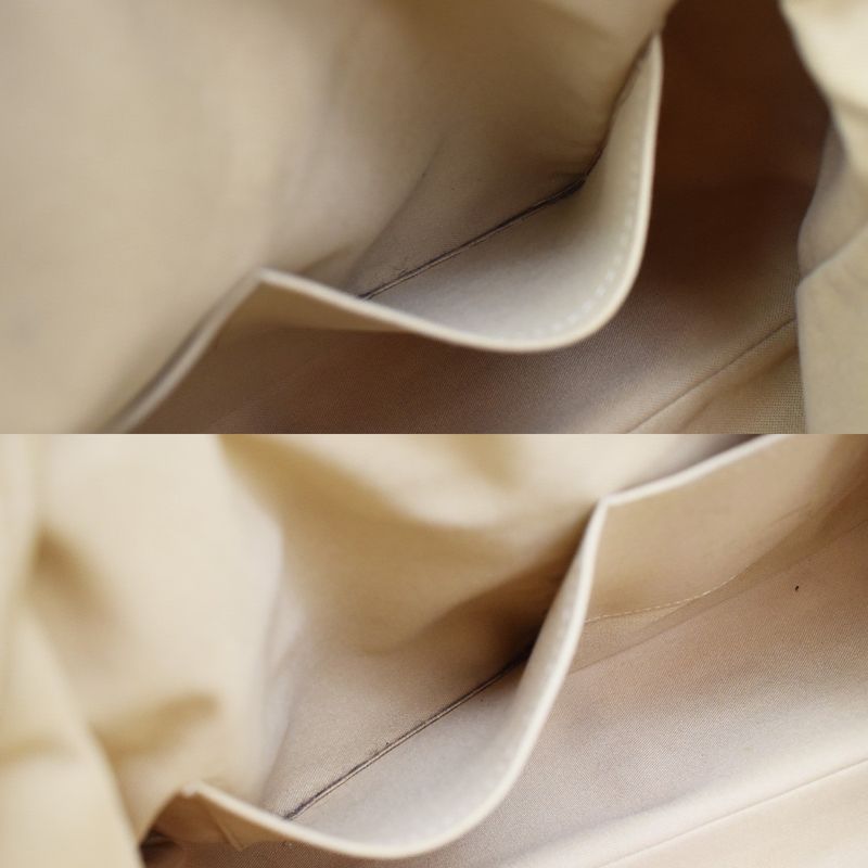 Louis Vuitton Straser PM Shoulder Bag Damier Azure White Leather N42222 25kb069