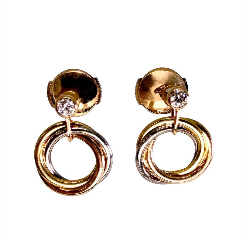 Cartier Trinity Diamond Earrings
