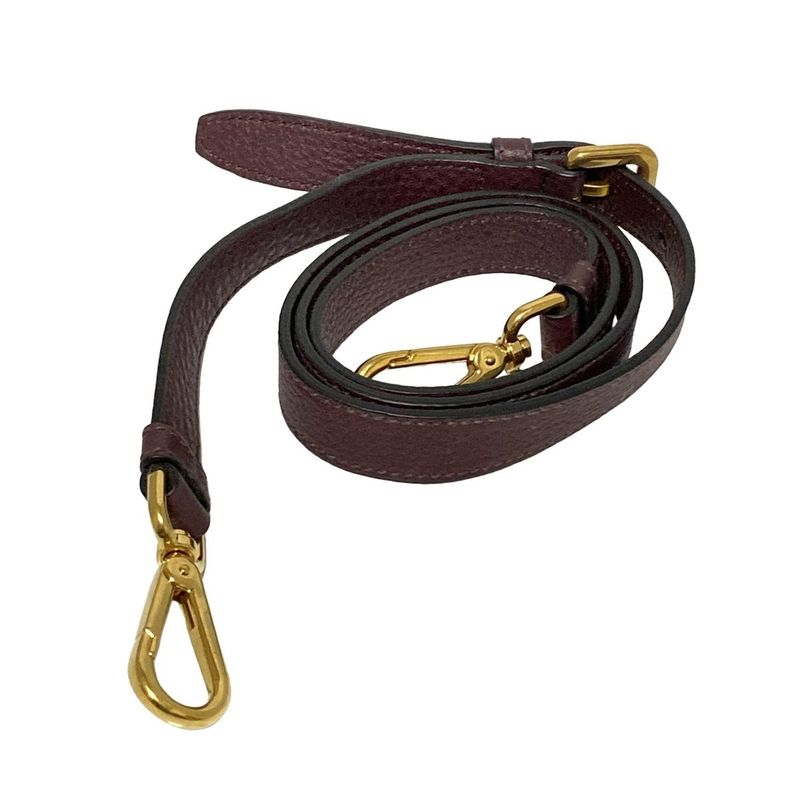 Prada Handbag - Purple Leather Tag Leather