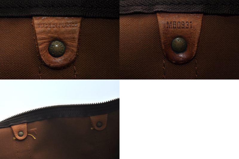 Louis Vuitton Monogram Keepall 50 Travel Boston Bag M41426 LV 1454n