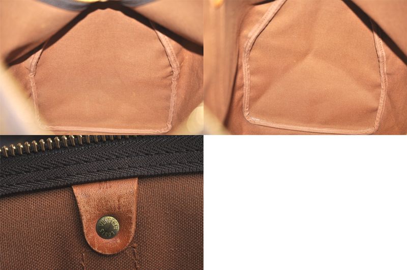 Louis Vuitton Monogram Keepall 55 Travel Boston Bag M41424 LV 3561n