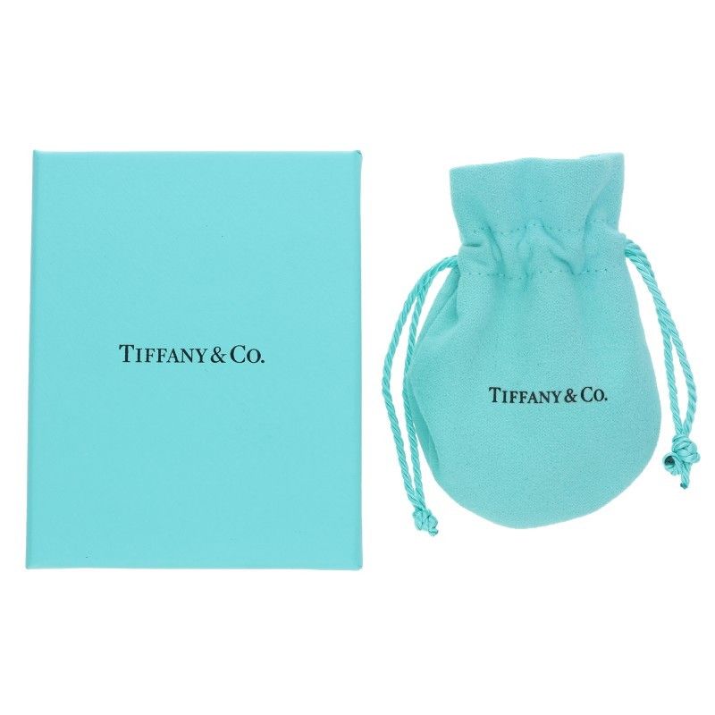 Tiffany & Co T One 18K Pink Gold Half Diamond Ring Men's Size 6