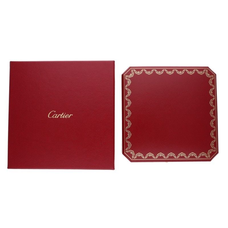 Cartier Trinity 18K Yellow Gold PG WG Diamond Necklace Men's