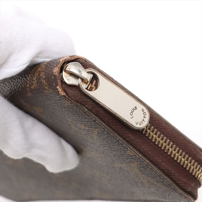 Louis Vuitton Monogram Zippy Wallet Round Zip Long Wallet M60017 Brown Made In