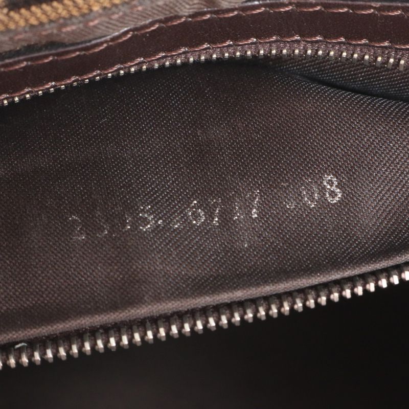 Vintage Fendi Zucca Mamma Baguette Bucket Leather Shoulder Bag Shoulder Tote