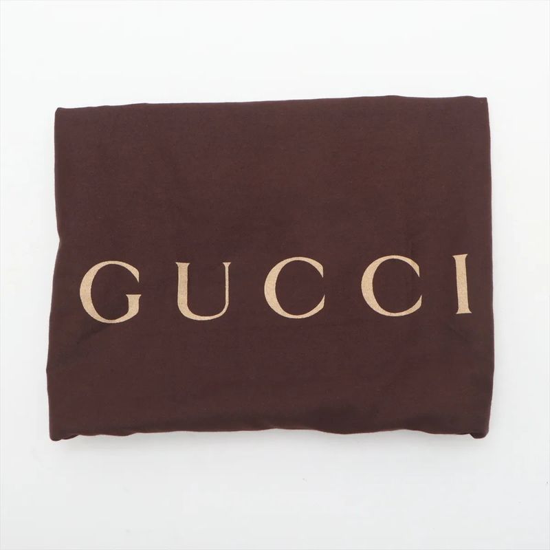 Gucci GG Canvas Bree 323673 Leather Tote Bag Shoulder Hand Brown Women's MMM