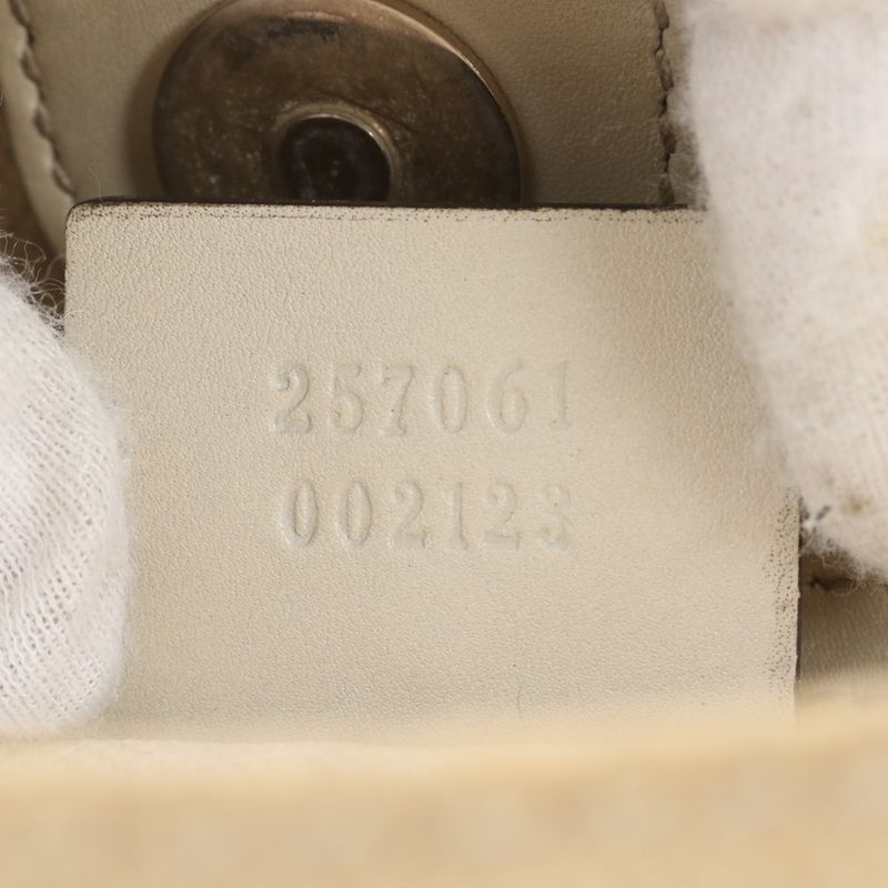 Gucci GG Canvas Sherry Line Ribbon Mayfair Leather Tote Bag Shoulder 257061