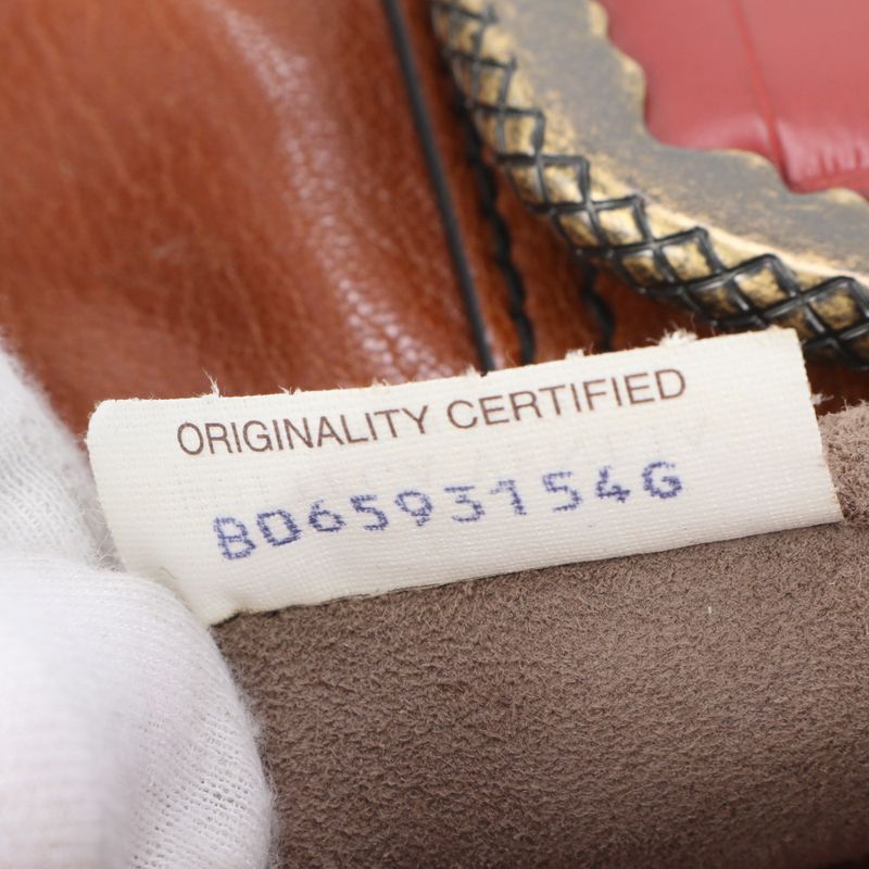 Bottega Veneta Crocodile Embossed Leather 2WAY Chain Shoulder Bag Shoulder Tote