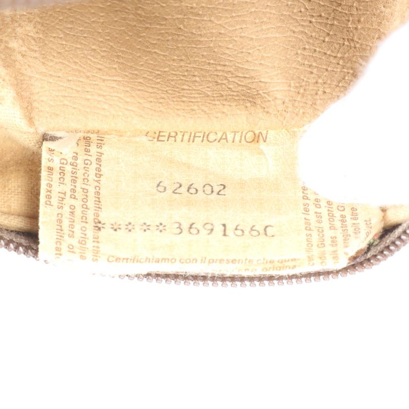 Vintage Old Gucci GG Supreme Sherry Line Leather Shoulder Bag Crossbody 98 02