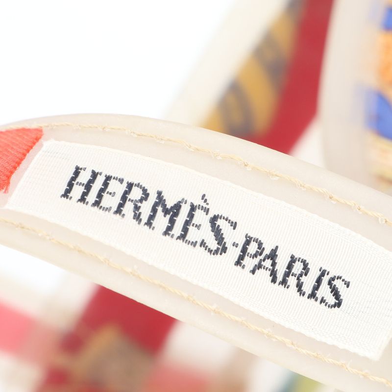 Hermes Louvre Museum Limited Silk Handbag Tote Silk Ladies ERE Cx13-3