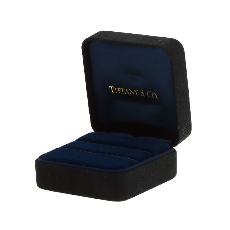 Tiffany & Co Bezel-set Diamond Ring And Ring Pt950 Ladies