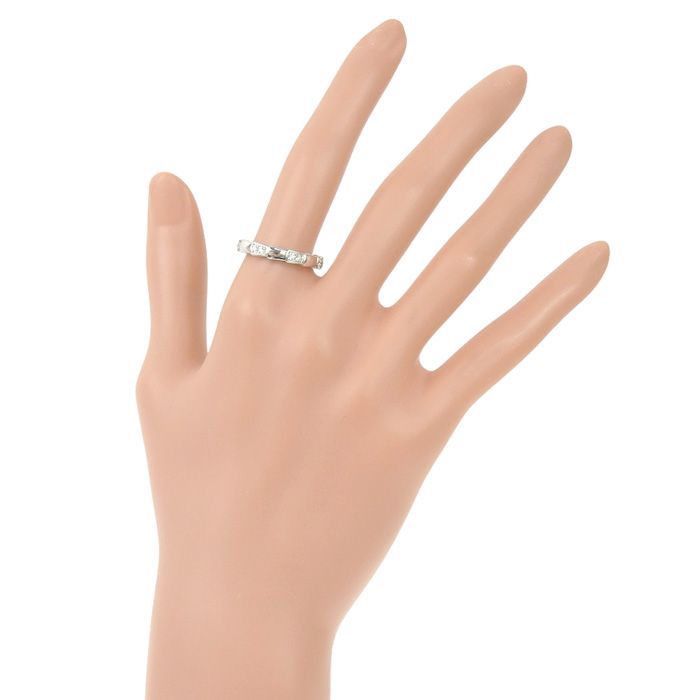 Bvlgari Bulgari Serpenti Viper Diamond Ring 18K White Gold 750 White Gold