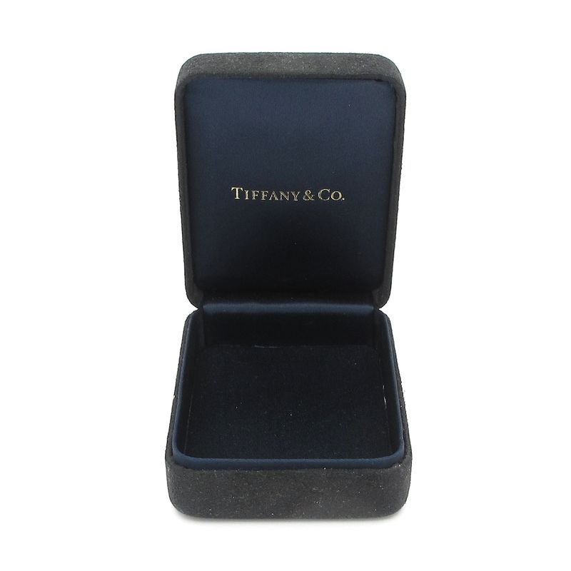 Tiffany & Co Necklace Atlas Open Bar 18K White Gold X Diamonds 18P Diamonds