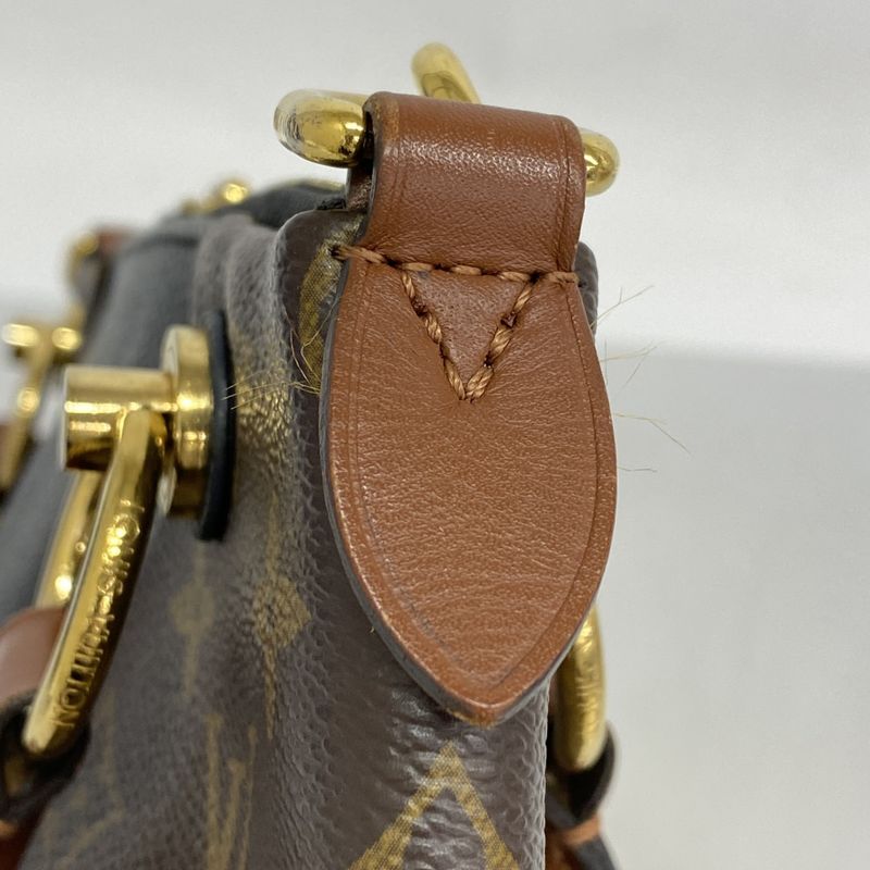 Louis Vuitton Handbag Monogram V Tote BB M43976 Brown Noir Black 2way Bag Ladies