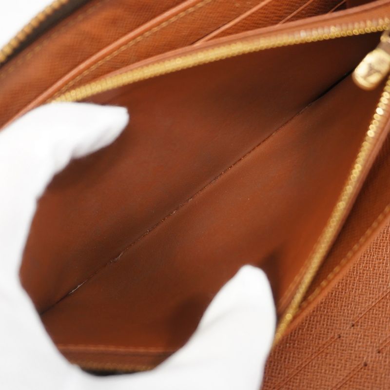 Louis Vuitton Long Wallet Monogram Zippy Organizer M62581 Brown Men Women Unisex
