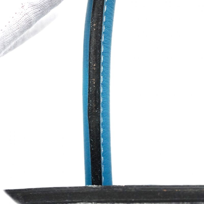 Hermes Handbag Birkin 35 Togo Blue Jean Silver Hardware □G Engraved Ladies